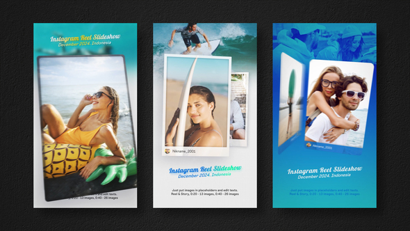 Instagram Reel Slideshow Product Promo template preview