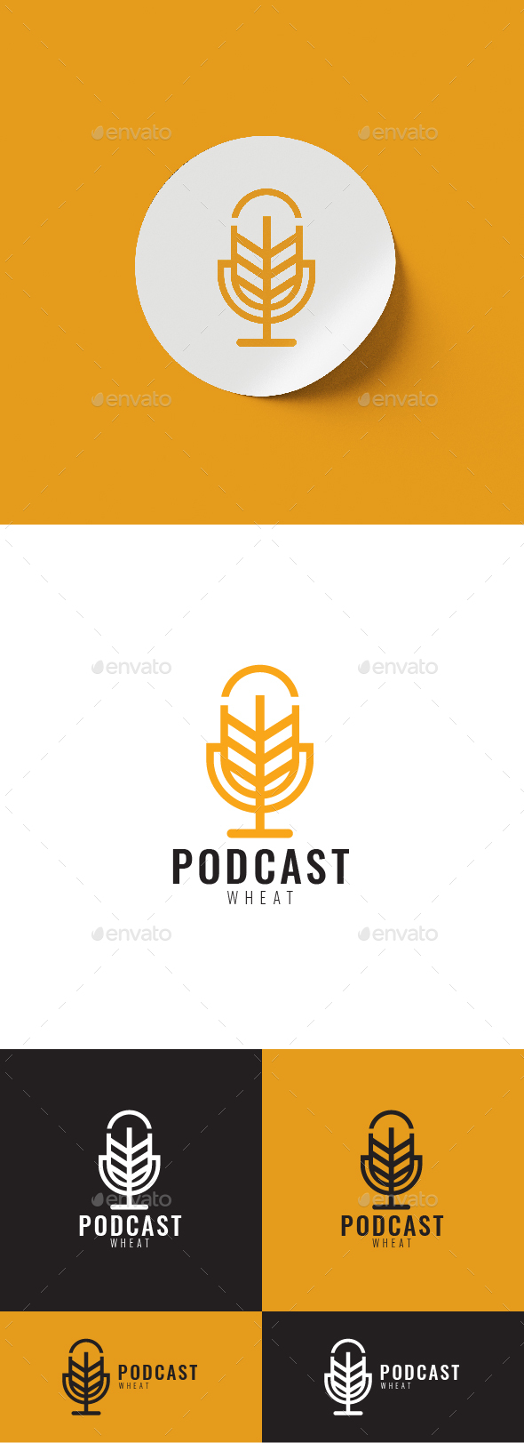 [DOWNLOAD]Wheat Podcast Logo Template