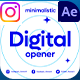 Digital Opener Minimalistic | Instagram Shorts Tik Tok - VideoHive Item for Sale