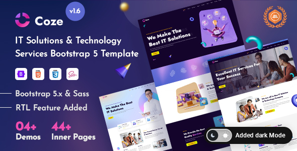 Coze - IT Solutions & Technology Services Bootstrap 5 Template