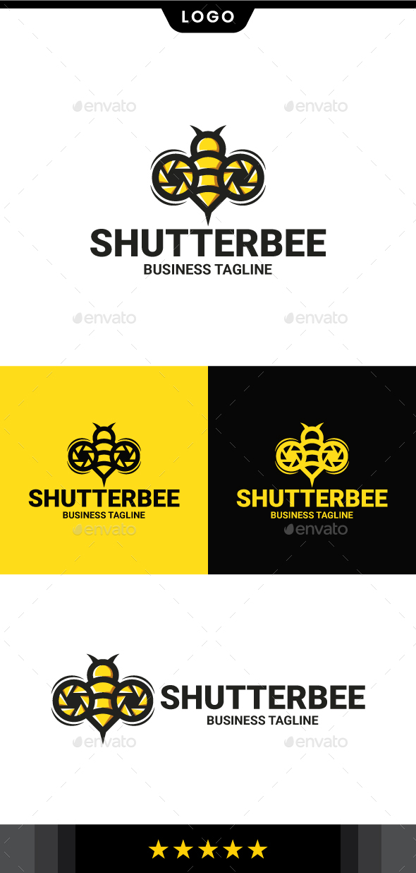 [DOWNLOAD]Bee Camera Logo Template