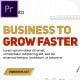Faster Business Growth Presentation - VideoHive Item for Sale