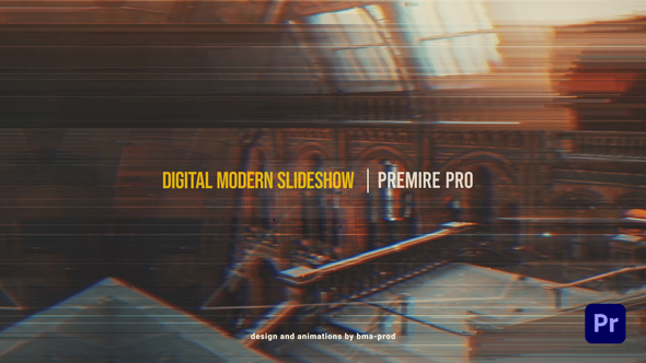 Digital Modern Slideshow Premiere Pro