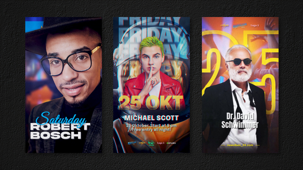 Instagram Reels Event Party Flyers. Part 1 Product Promo template preview