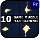 Game Muzzle Flash Elements | Premiere Pro MOGRT - VideoHive Item for Sale