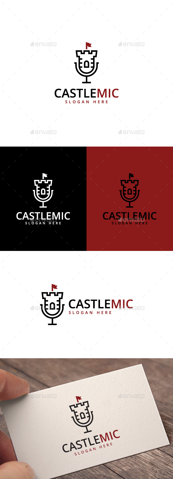 [DOWNLOAD]Castle Mic - Podcast Logo