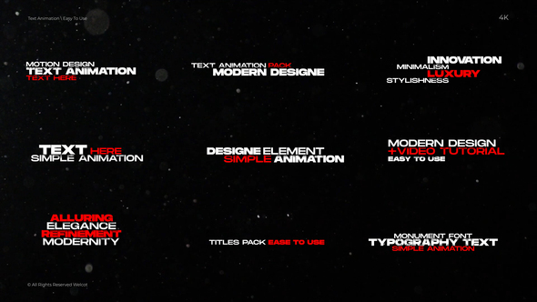 09 Text Animation | After Effects Titles template preview