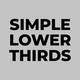 Simple Lower Thirds | MOGRT - VideoHive Item for Sale