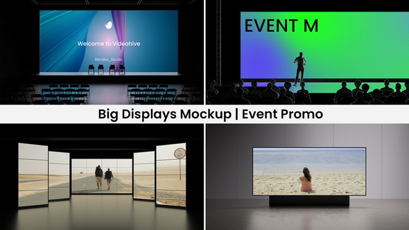 Big Displays Mockup | Event Promo Product Promo template preview