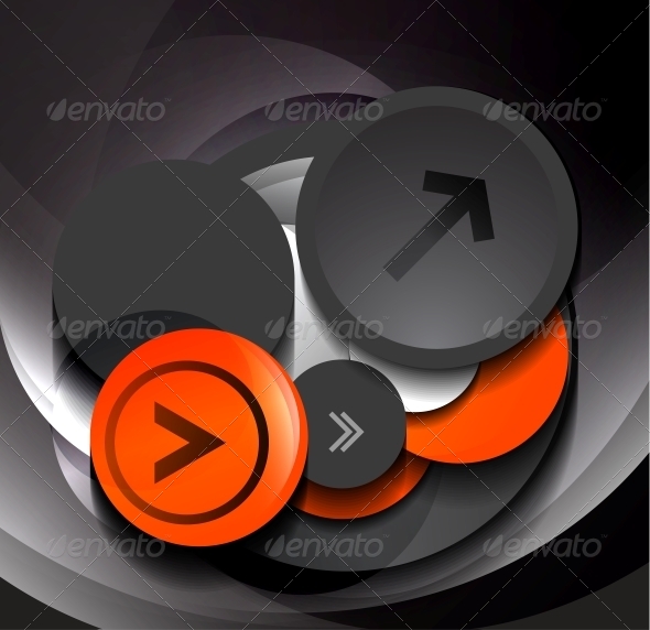 3d vector geometric circles design - Abstract Conceptual