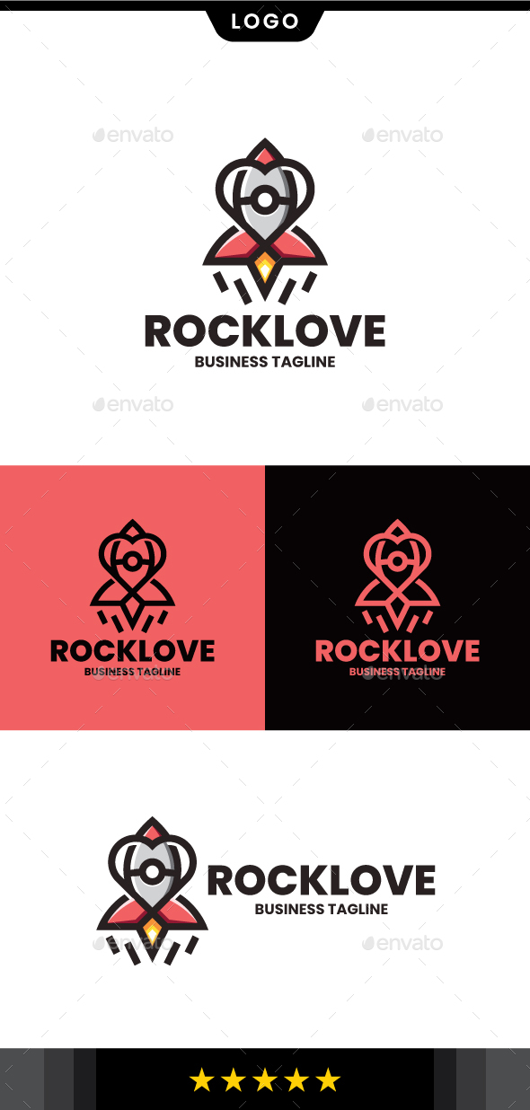 [DOWNLOAD]Rocket Love Logo Template