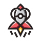 Rocket Love Logo Template