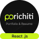 Porichiti - Personal Portfolio & Resume React.js Template