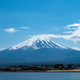Fuji Mountain and Lake kawaguchiko Japan, blue sky in Spring - PhotoDune Item for Sale
