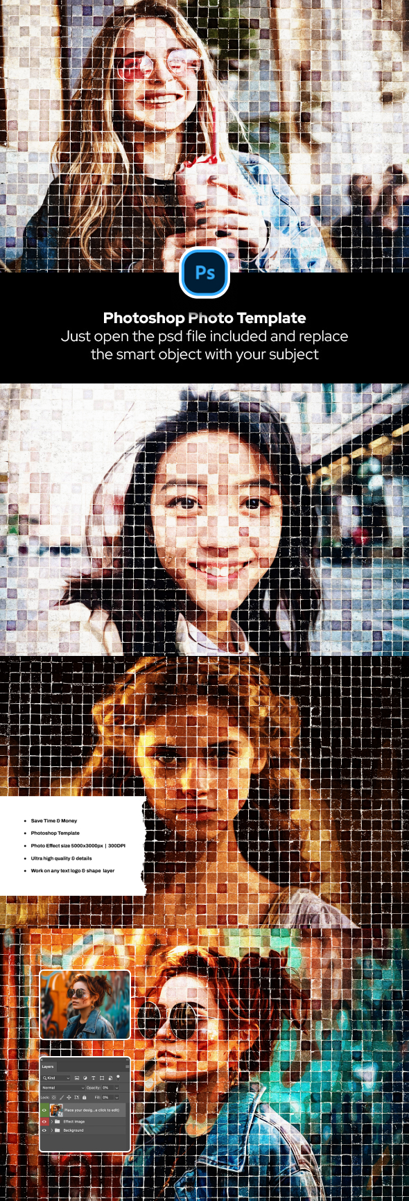 [DOWNLOAD]Mosaic Art Photo Effect