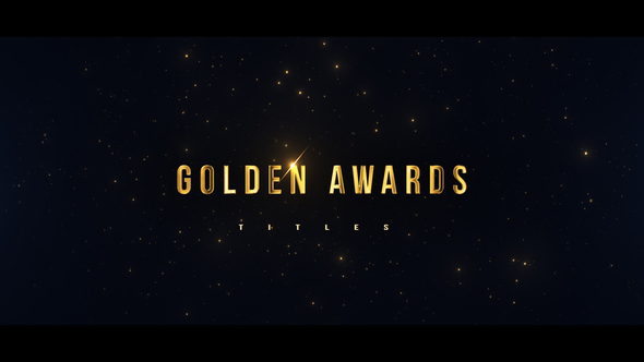 Cinematic Awards Titles Titles template preview