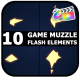 Game Muzzle Flash Elements | FCPX - VideoHive Item for Sale
