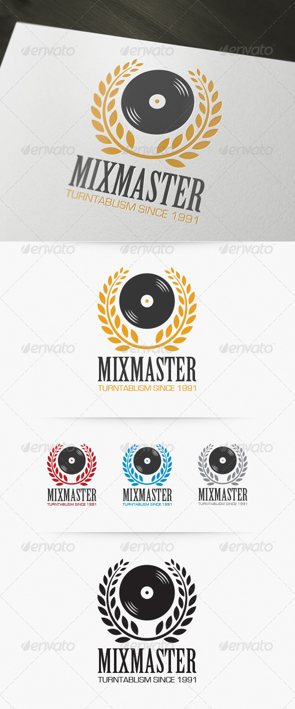 Mixmaster Logo - Objects Logo Templates