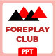 Foreplay Club - Music And Band PowerPoint Template