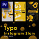 Typographic Instagram Stories - VideoHive Item for Sale