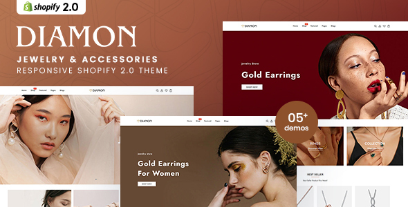 [DOWNLOAD]Diamon - Jewelry & Accessories Responsive Shopify 2.0 Theme