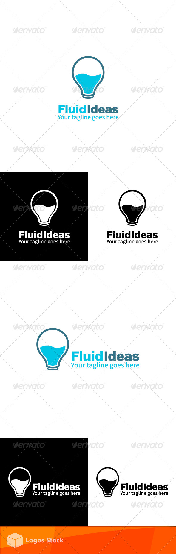 Creative Logo - Fluid Ideas - Vector Abstract