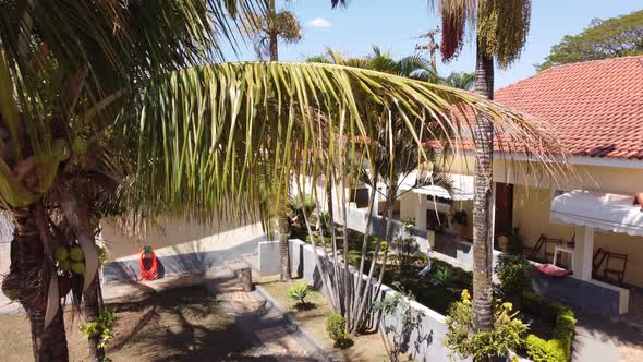 Farming landscape at countryside rural scenery. alt