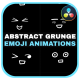 Abstract Grunge Scribble Emoji Animations | DaVinci Resolve - VideoHive Item for Sale