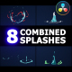 Combined Splashes for DaVinci Resolve - VideoHive Item for Sale