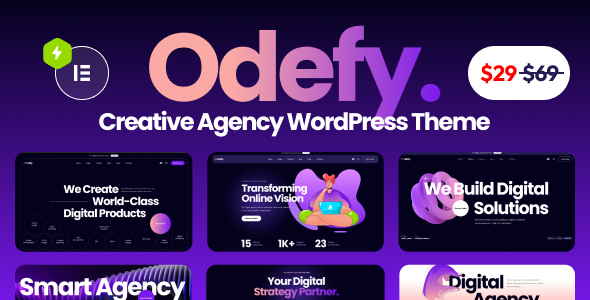 Odefy – Creative Multipurpose WordPress Theme