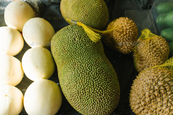 jackfruit and durian