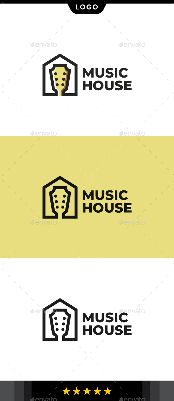 [DOWNLOAD]Music House Logo Template