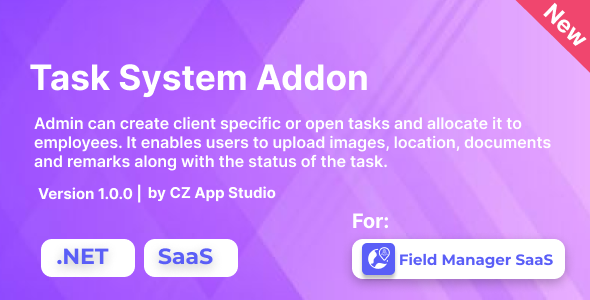 [DOWNLOAD]Task System For Field Manager SaaS | .NET