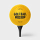 Golf Ball Mockup Set