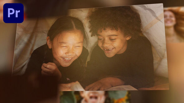 Family Album Slideshow Premiere Pro template preview