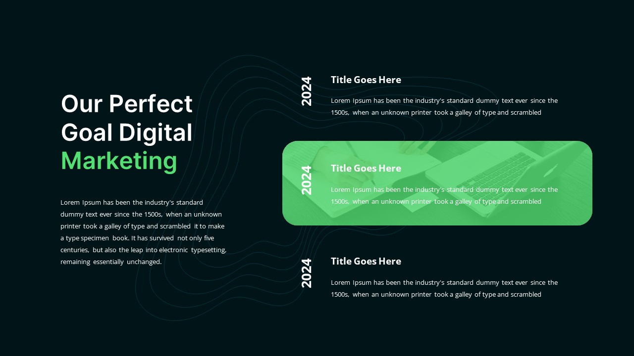 Digital Marketing Business PowerPoint Template, Presentation Templates