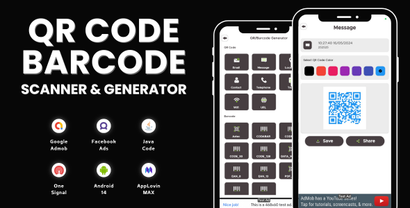 [DOWNLOAD]QR Code Barcode Scanner Generator with AdMob Ads Android
