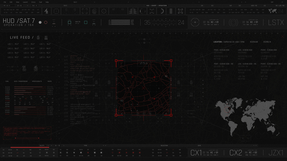 HUD Covert Operations Satellite 7 Elements template preview