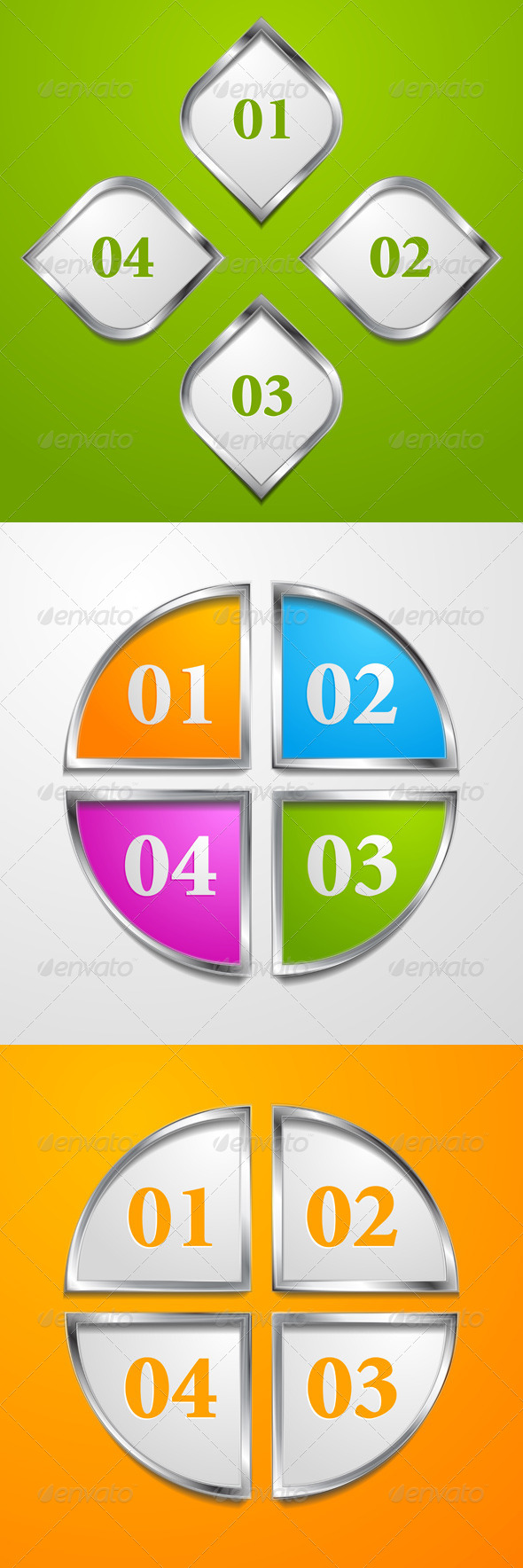 Vector Modern Infographic Design Template - Web Technology