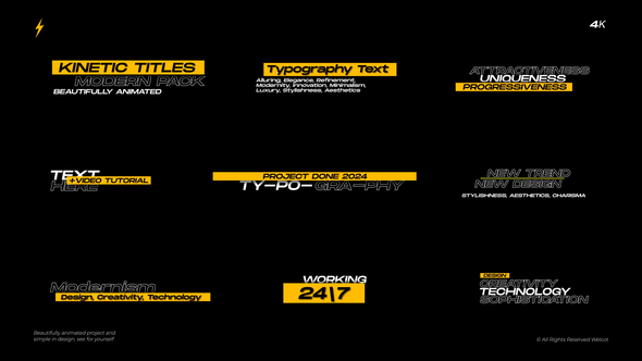 Modern Titles 5,0 | After Effects Titles template preview