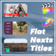 Flat Nexts Titles | Final Cut Pro X - VideoHive Item for Sale