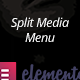 Split Media Menu for Elementor