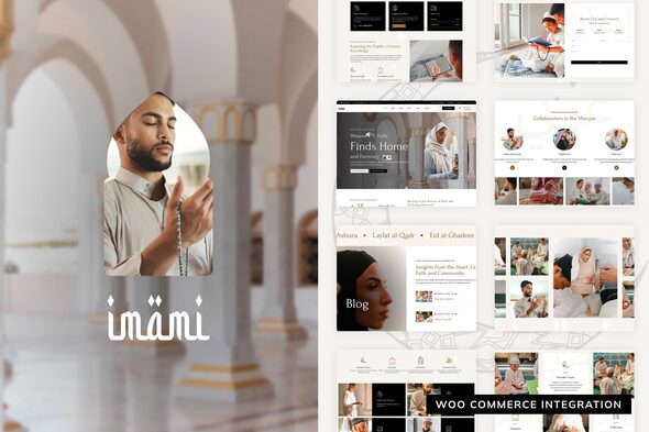 Imami - Islamic Center & Mosque Elementor Pro Template Kit