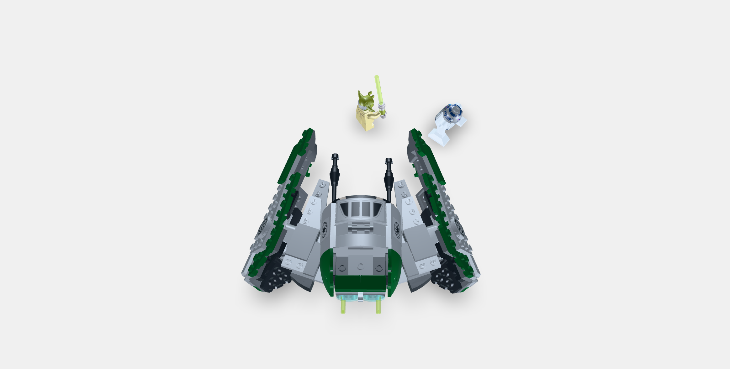 LEGO Star Wars 75360 Yoda Jedi Starfighter-e by MagicWebSolutions | 3DOcean