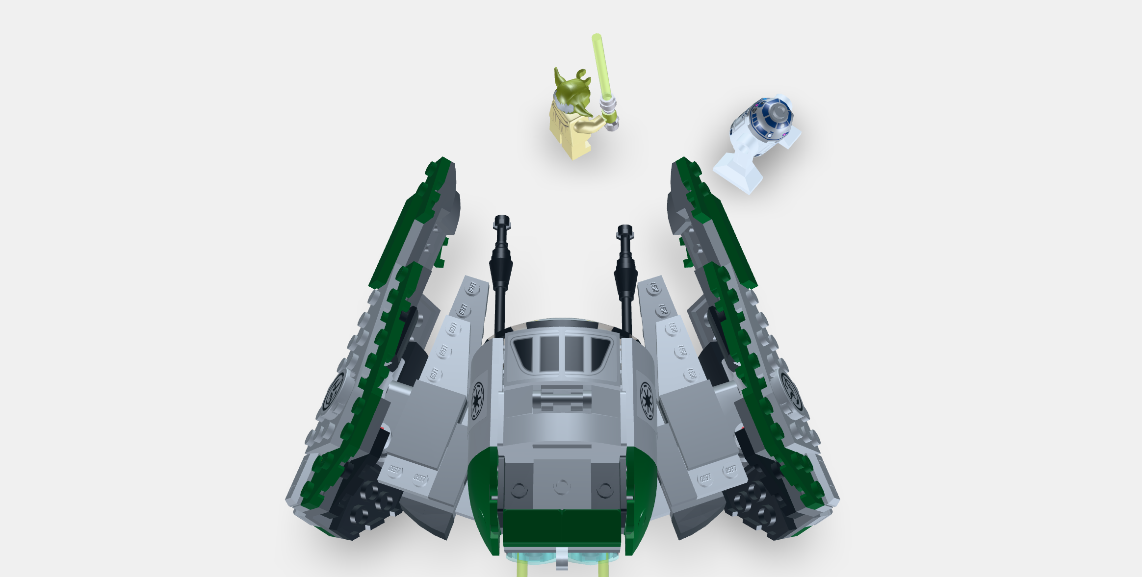 Lego Minifigure Lego Star Wars 75168 Yoda's Jedi Starfighter