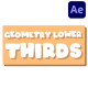 Funny Geometry Lower Thirds for After Effects