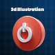 Web Apps Real stick 3d Illustration Icon Pack