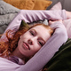 Teen Girl Relaxing In Bedroom - PhotoDune Item for Sale