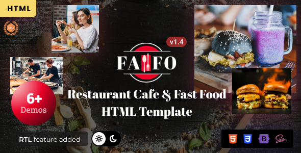 Fafo - Restaurant Cafe & Fast Food Bootstrap 5 Template