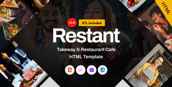 Restant - Takeway & Restaurant Cafe Bootstrap 5 Template